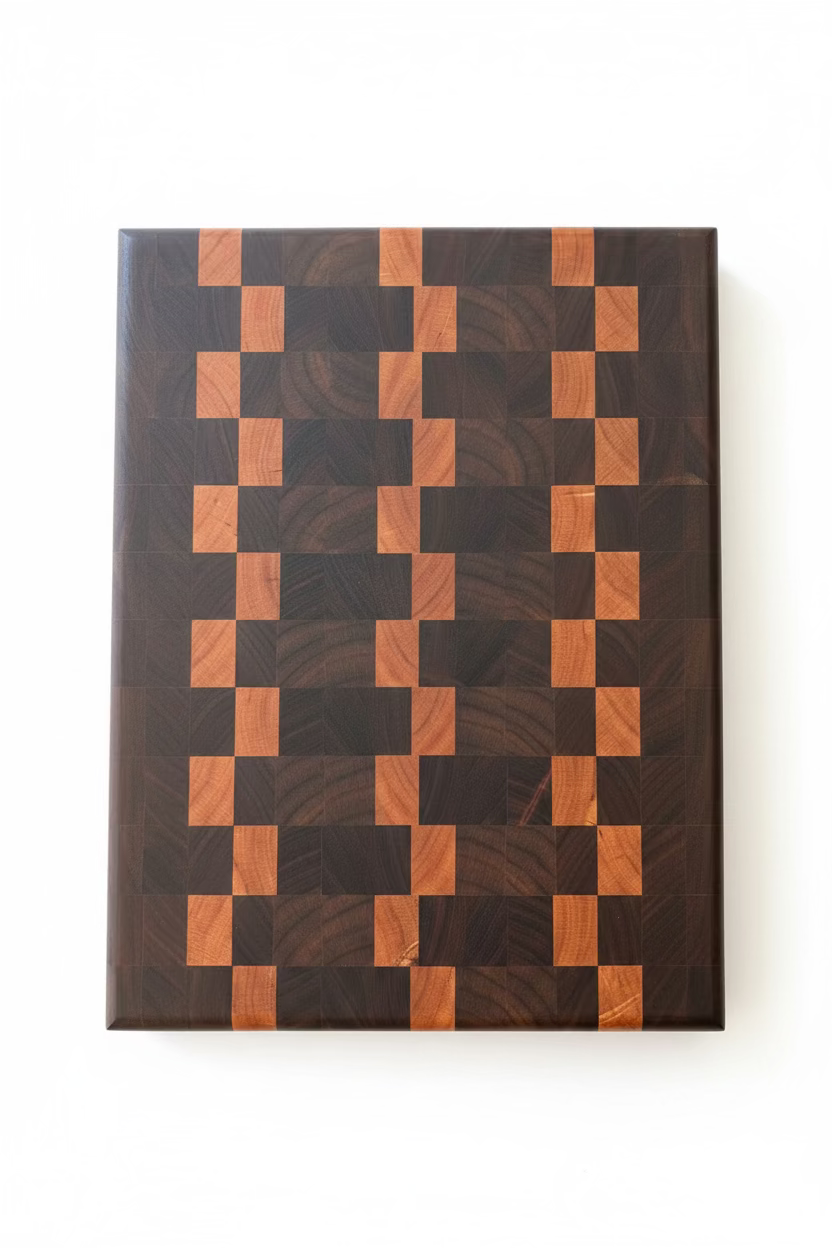 Walnut and Cherry Checkered Endgrain Cutting Board