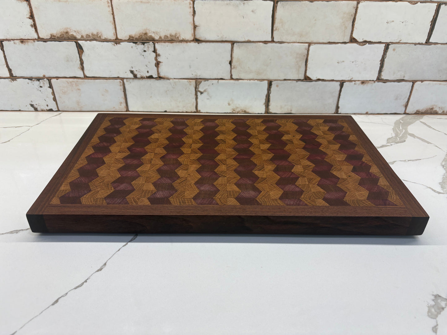 Exotic Chevron Endgrain Cutting Board