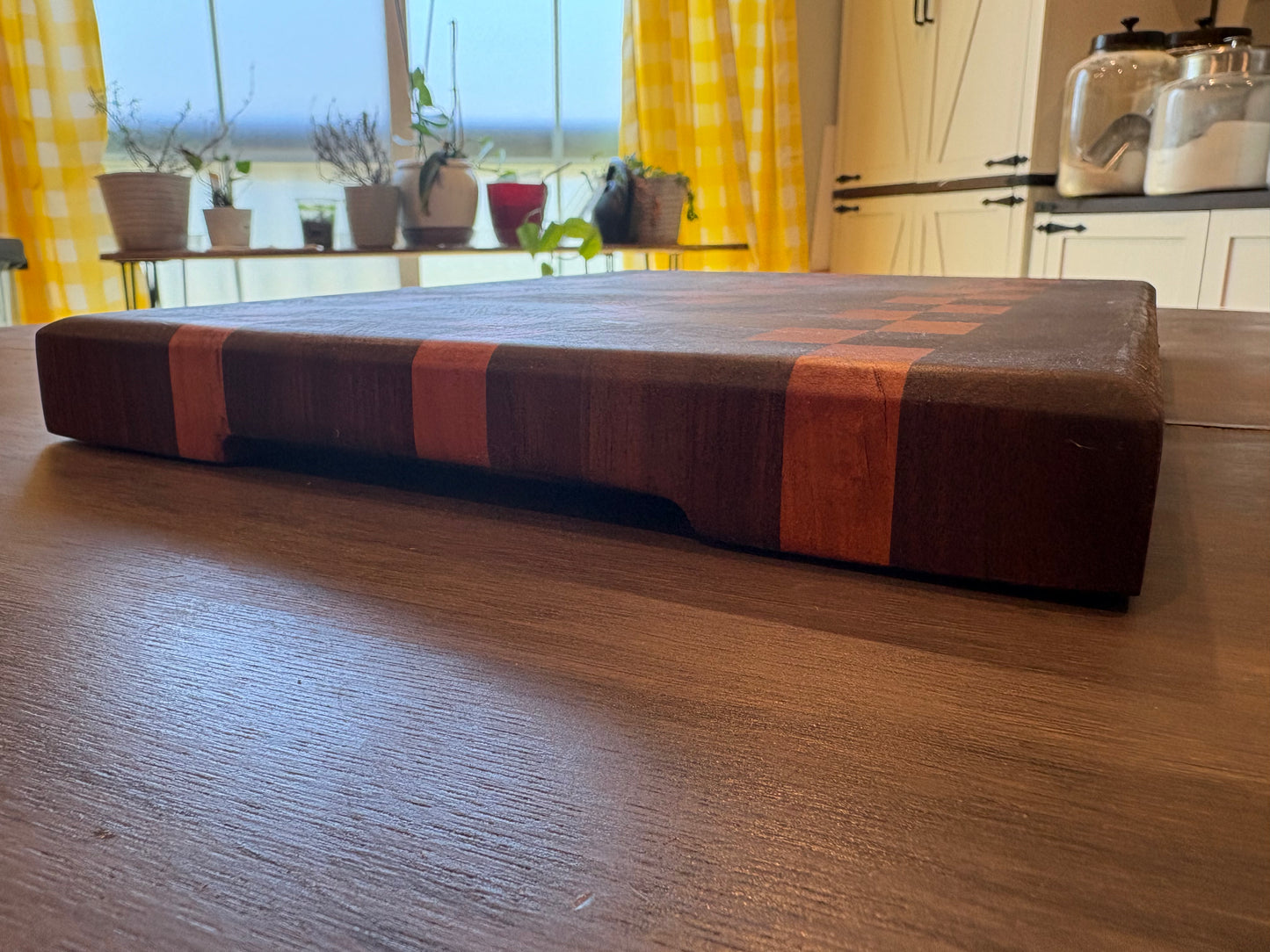 Walnut and Cherry Checkered Endgrain Cutting Board
