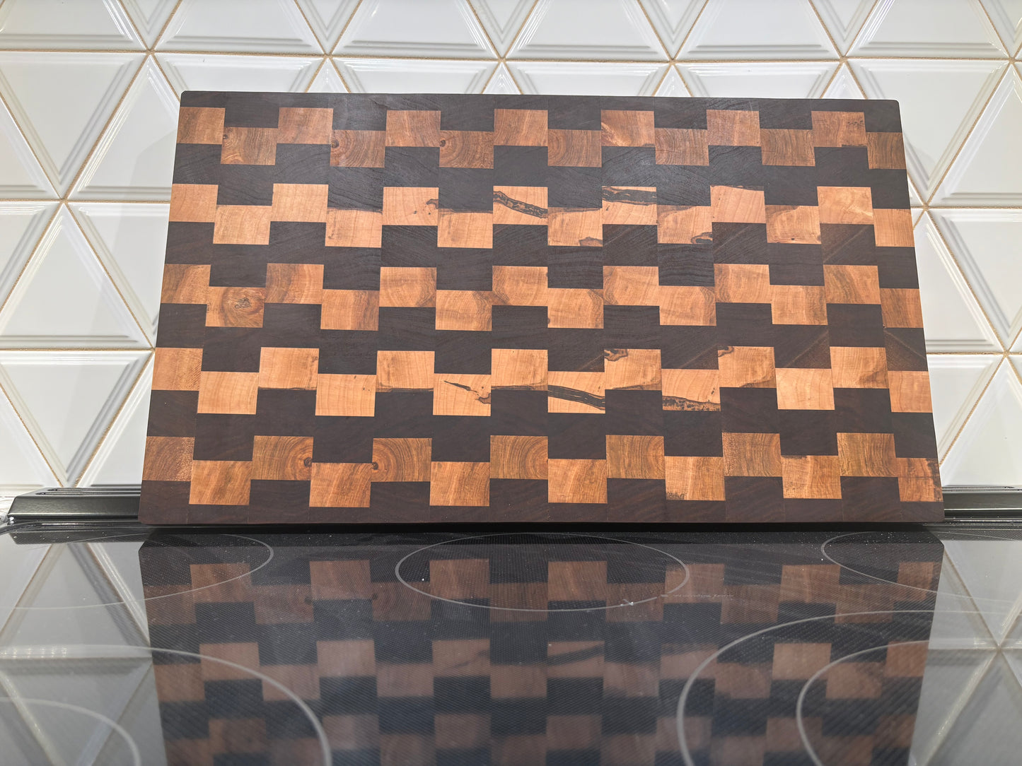 Offset Checkered Endgrain Board