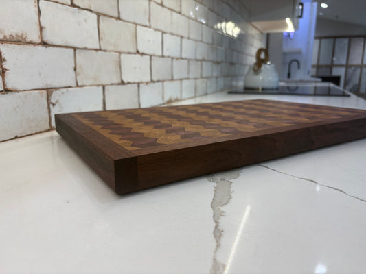 Exotic Chevron Endgrain Cutting Board