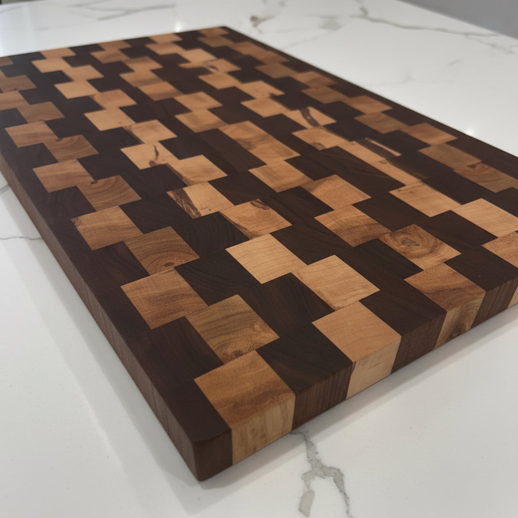 Offset Checkered Endgrain Board