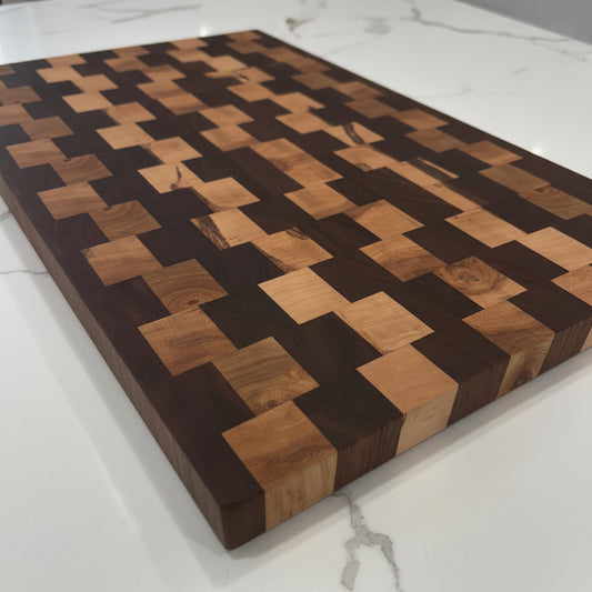 Offset Checkered Endgrain Board